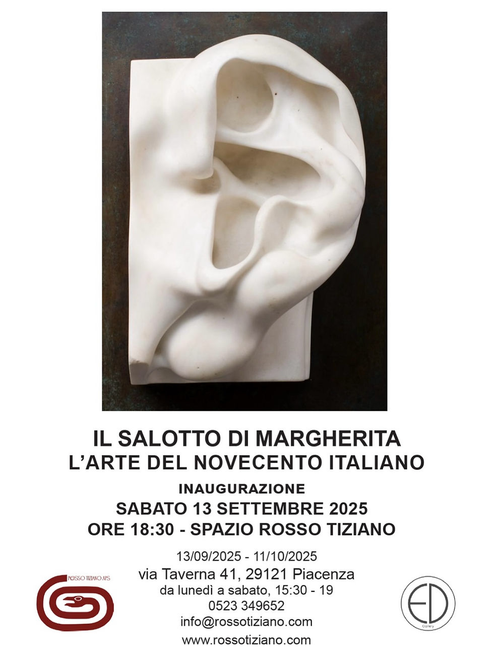 Rosso Tiziano: dal 13 settembre all'11 ottobre 2025 mostra “Il Salotto di Margherita: l’arte del Novecento italiano” a Piacenza