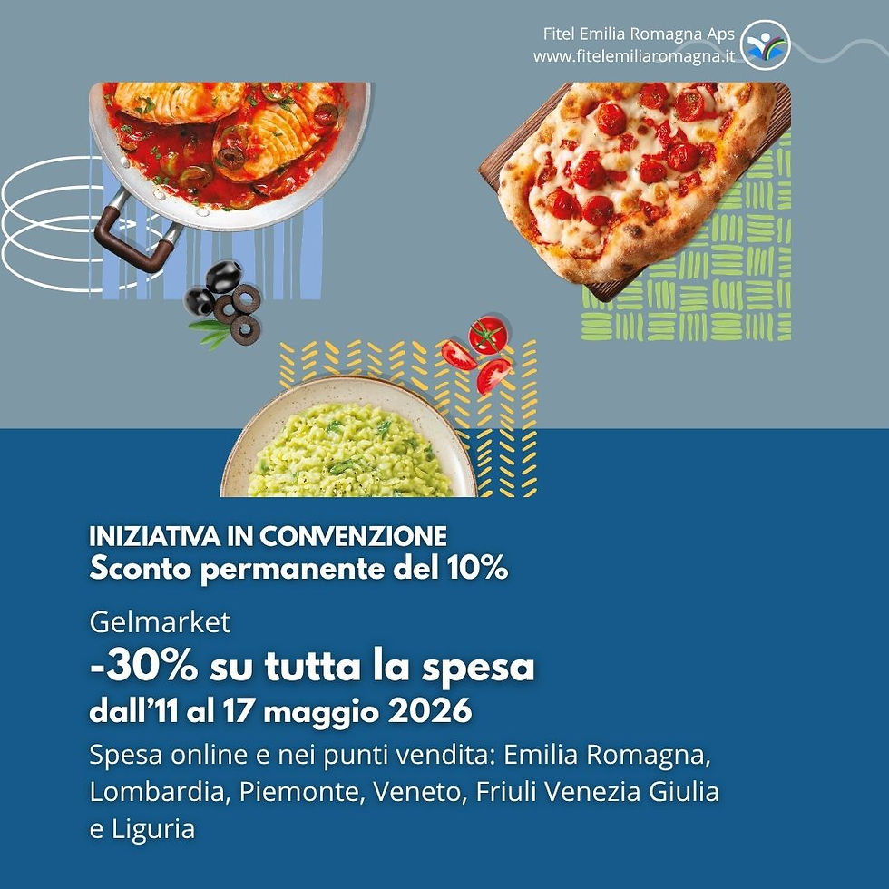 Gelmarket: dall'11 al 17 maggio sconto -30% su tutta la spesa