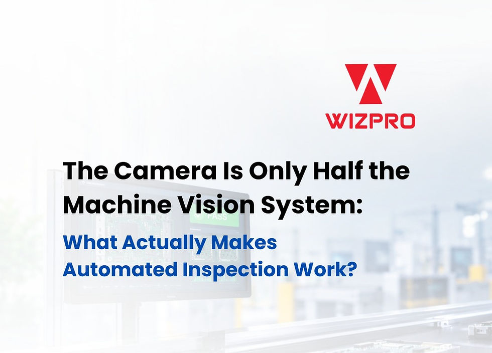 The Camera Is Only Half the Machine Vision Inspection System: What Actually Makes Automated Inspection Work?