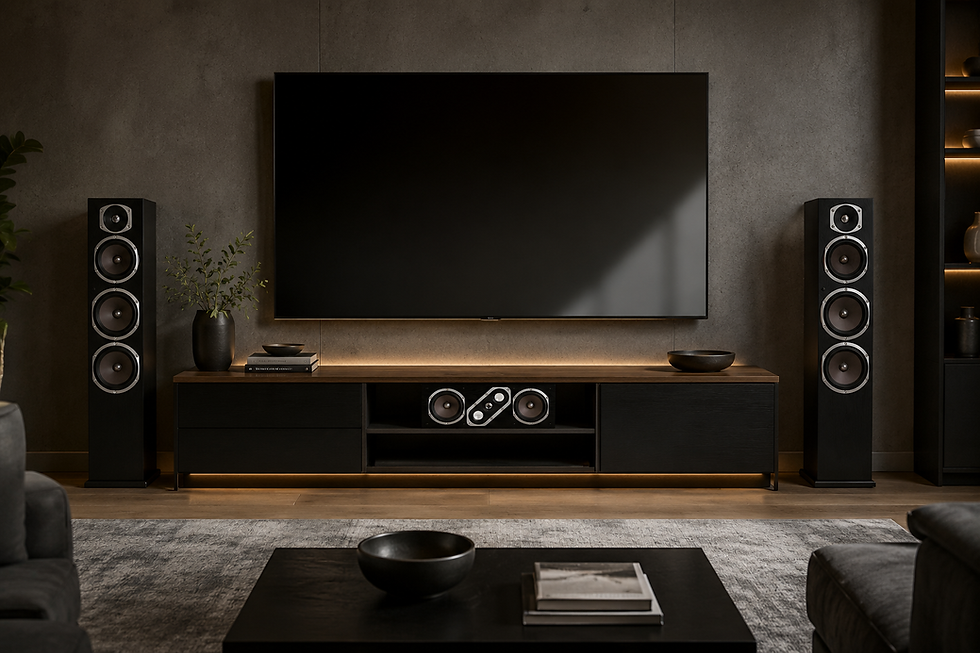 Reference Connoisseur Floor and Center In Living Room