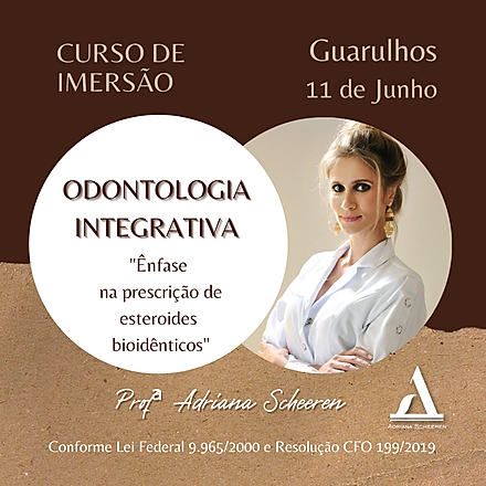Nesse curso você vai aprender o MEU MÉTODO de Reposição Hormonal na odontologia.

👩🏼‍🏫 VEM COMIGO QUE EU TE ENSINO!!

Curso teórico-prático:
🧬 Fisiologia em Odontologia
🩸 Interpretação de exames
👩🏼‍⚕️ Estudo de casos clínicos
📝 Prescrição hormonal

👩🏼‍🔬 Público alvo: profissionais da saúde
🗓 Data: 11 de junho
🗺 Presencial: Guarulhos
🖥 Online: plataforma do Zoom
🕰 Horário: 9:00 às 18:00

✏️Inscrições: 51997871025 com Nicole

@especialeacademy
@drasimorais

#hormoniosnaodontologia
#testosterona
#odontologiapreventiva
#saúde