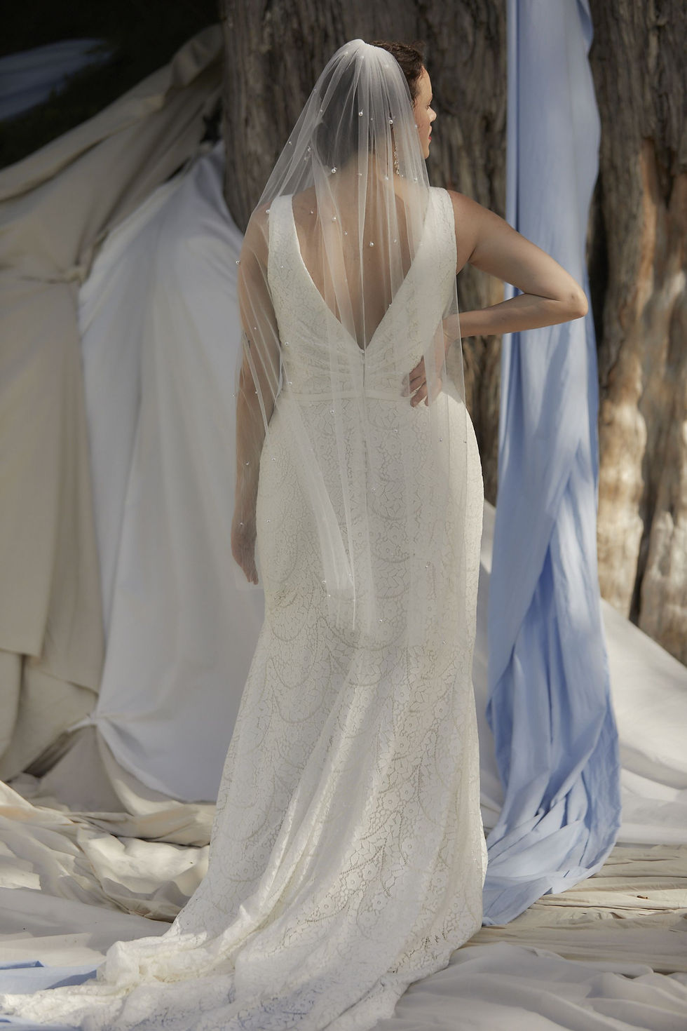 Thumbnail: Daisy - Posie Curve in Sandlily Lace