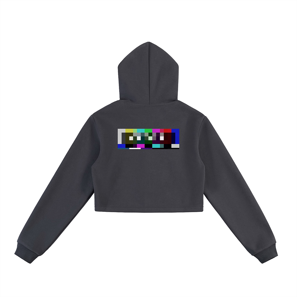 Thumbnail: Essential Cropped Zip-Up Hoodie