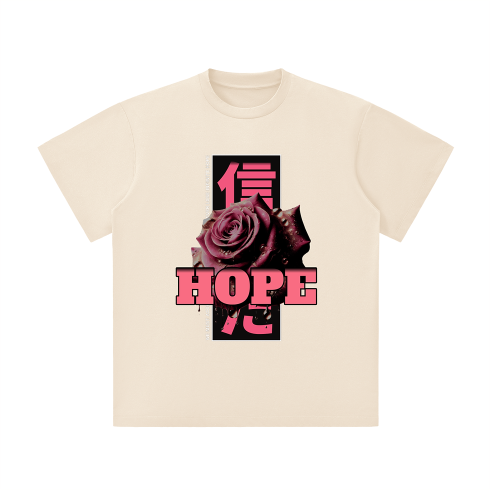 Thumbnail: HOPE Unisex Lightweight Oversized T-Shirt
