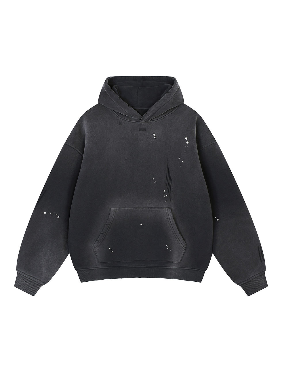 Thumbnail: EXT Vintage Washed Frayed Fleece Hoodie