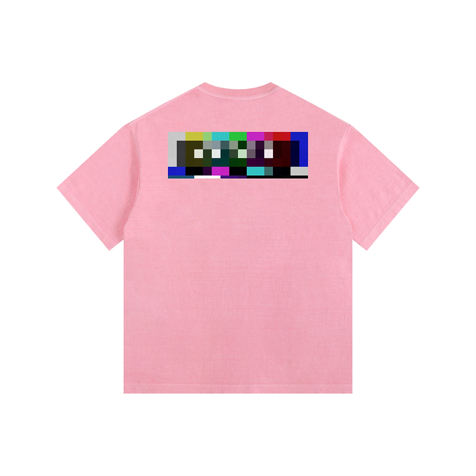 Thumbnail: Digital Vintage Washed Oversized Cotton T-Shirt