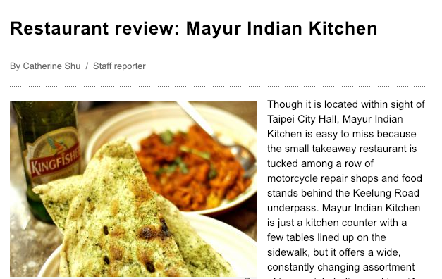 Restaurant review: Mayur Indian Kitchen