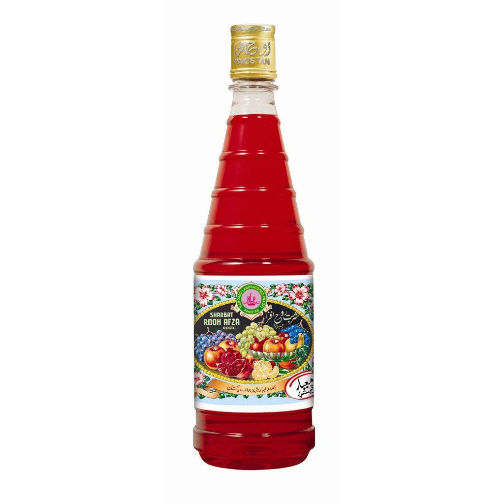 Hamdard Rooh Afza Sharbat Rose Syrup 玫瑰糖漿 750ml.
