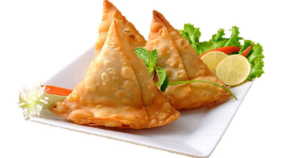 蔬菜咖哩餃(全素) Vegetable Samosa (3 pc.)
