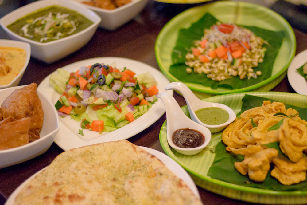 Arranged Food and Objects
