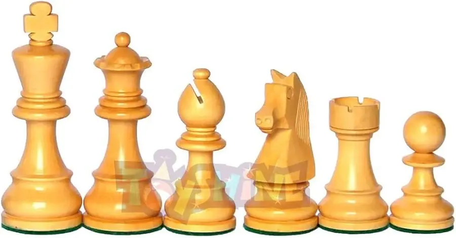 Toyshine Wooden Chess Pieces Tournament Wood Chessmen Pieces Only