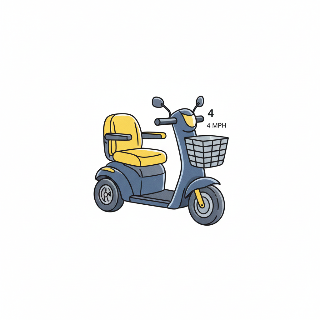 3 wheeled Mobility scooter.png