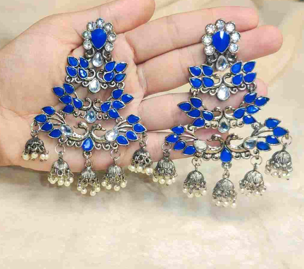 Peacock Oxi Earrings