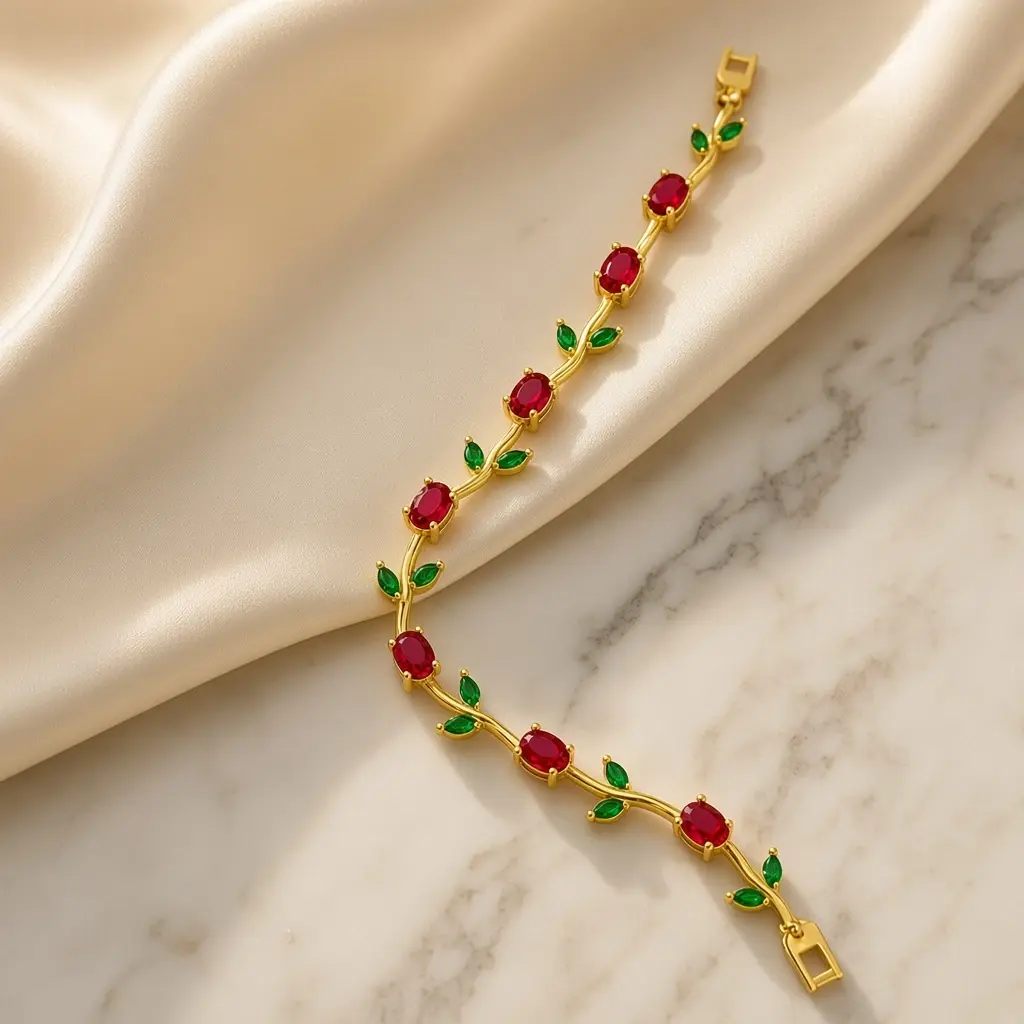 Red & green bracelet 