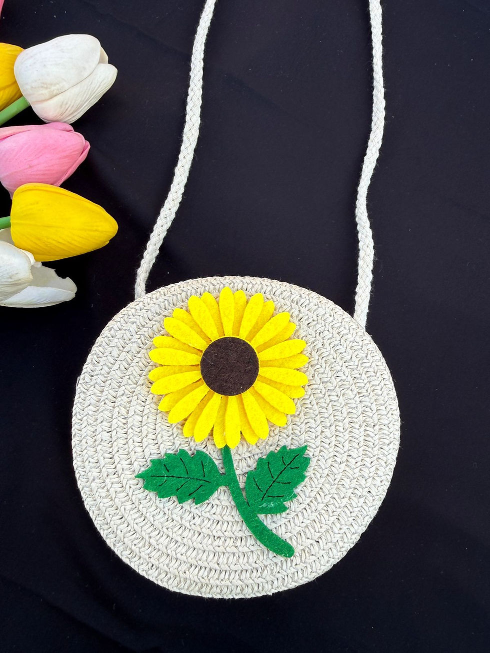 Thumbnail: Sunflower jute bag 