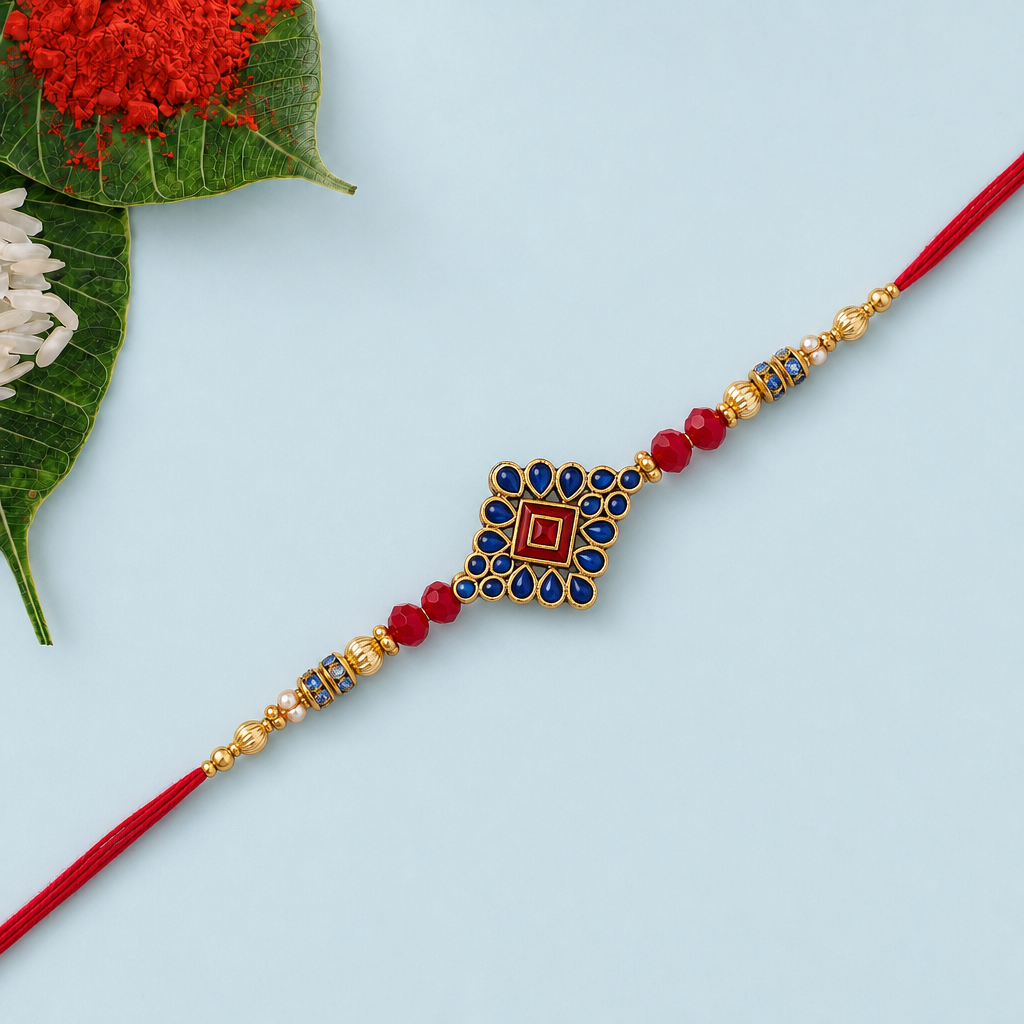 Red & Blue Rakhi