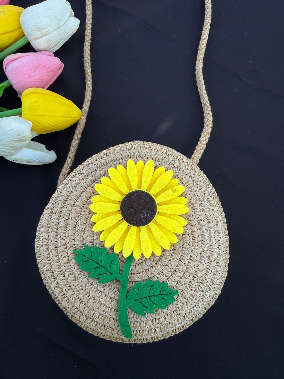 Thumbnail: Sunflower jute bag 