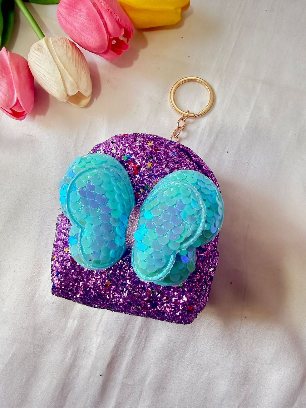 Thumbnail: Glitter coin pouch 001
