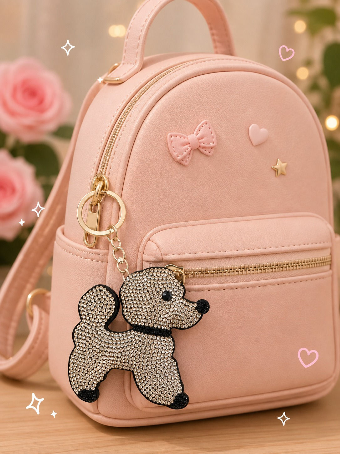 Rhinestone keychain 50022