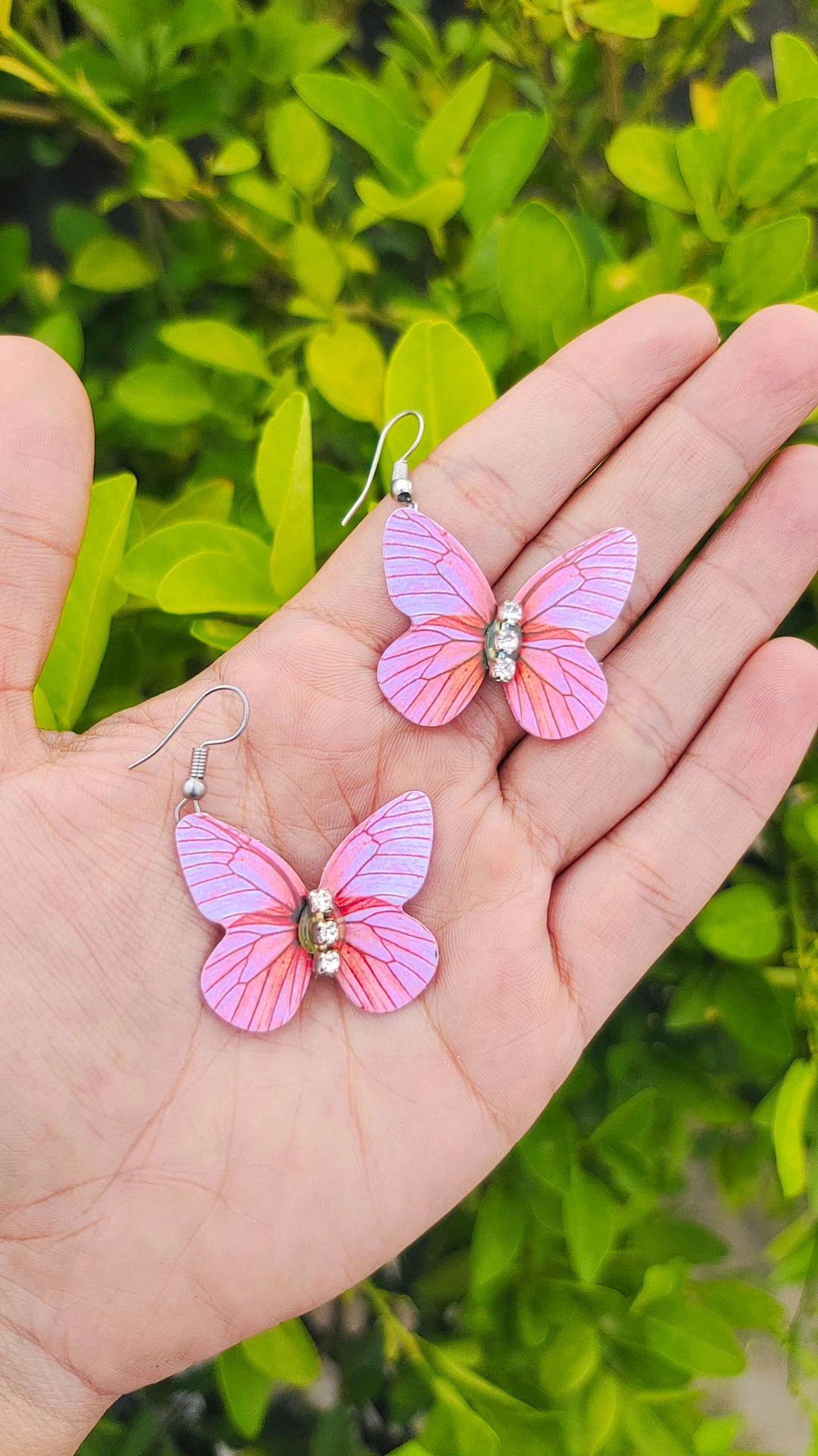 Mini vibrant butterfly pink