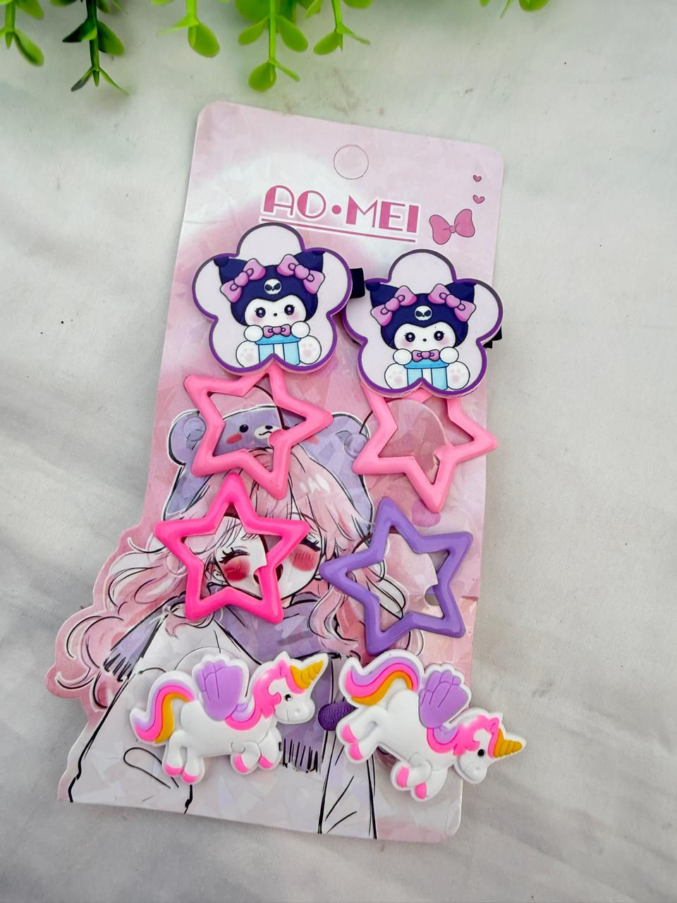 Thumbnail: kids hair pin combo card (pack of 6)