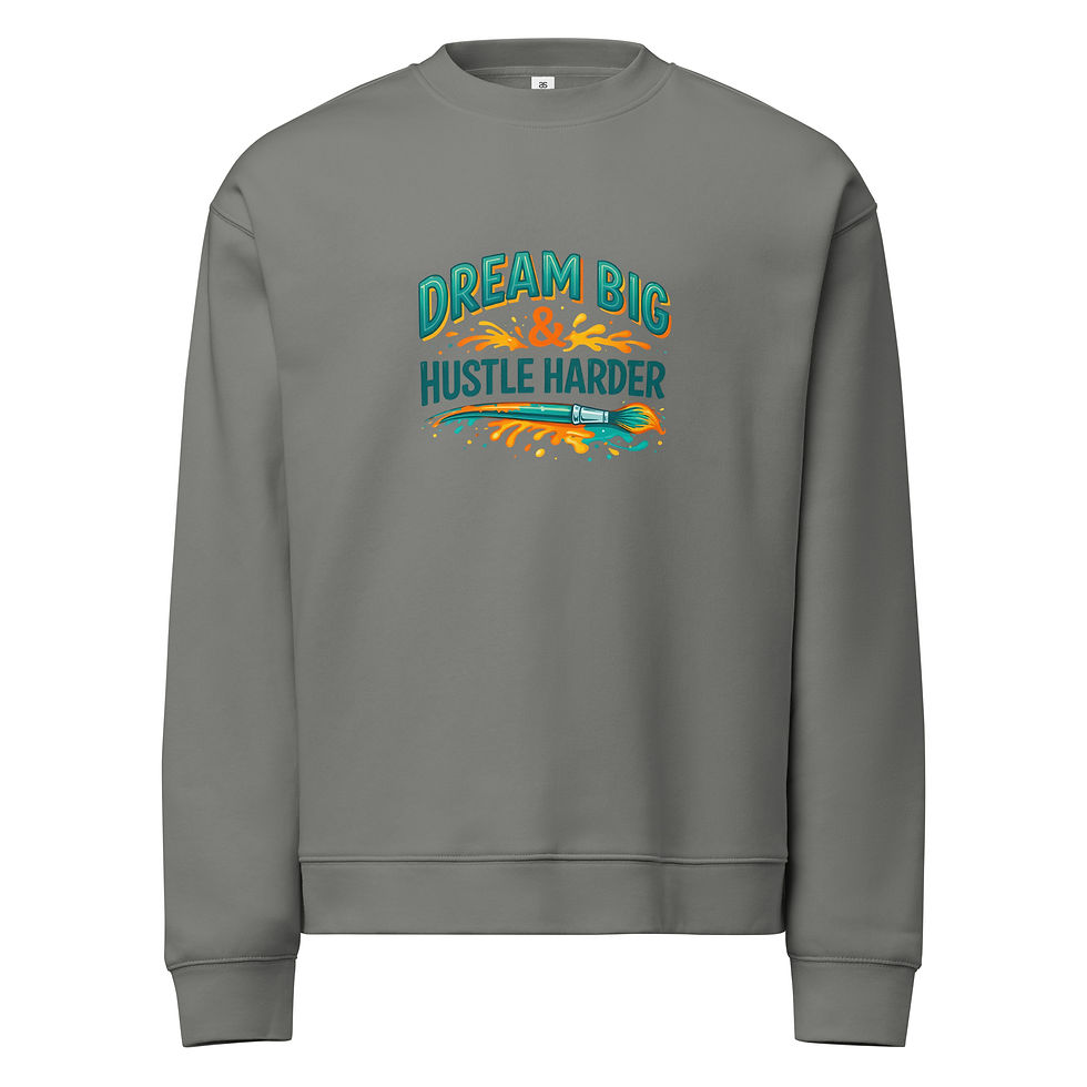 Thumbnail: Unisex relax crew neck sweatshirt