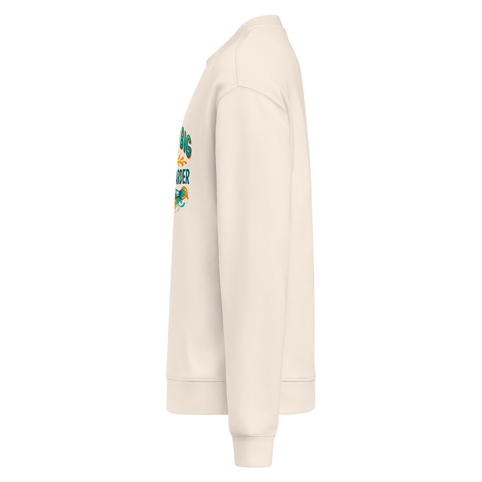 Thumbnail: Unisex relax crew neck sweatshirt