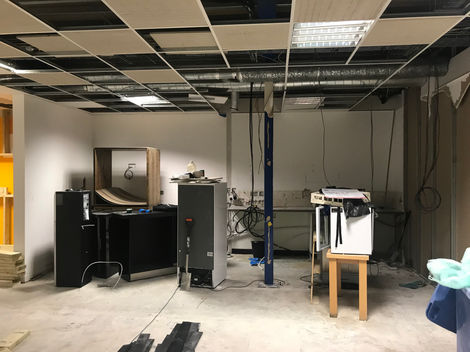 Kitchen Area in Construction