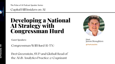 U.S. Congressman Will Hurd on the Need for a National AI Strategy