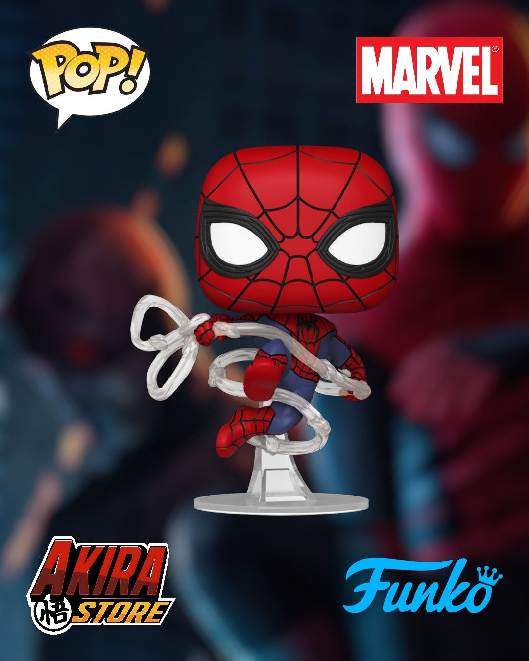 Spider-Man Swinging Funko Pop! Vinyl Figure #1586