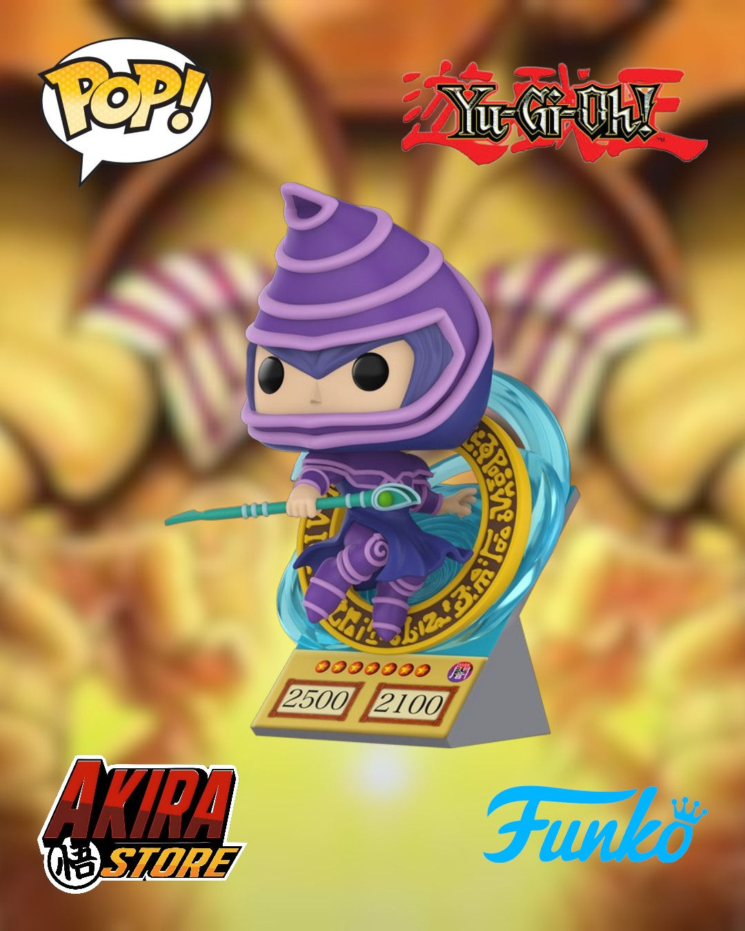 Dark Magician Card Premium Funko Pop! Vinyl Figure #2315