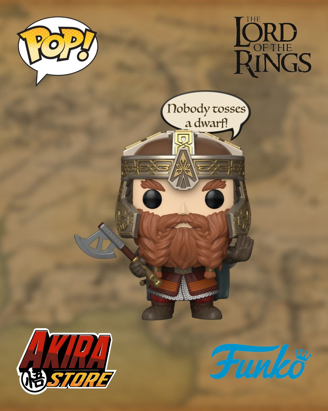 Gimli Funko Pop! Vinyl Figure #629