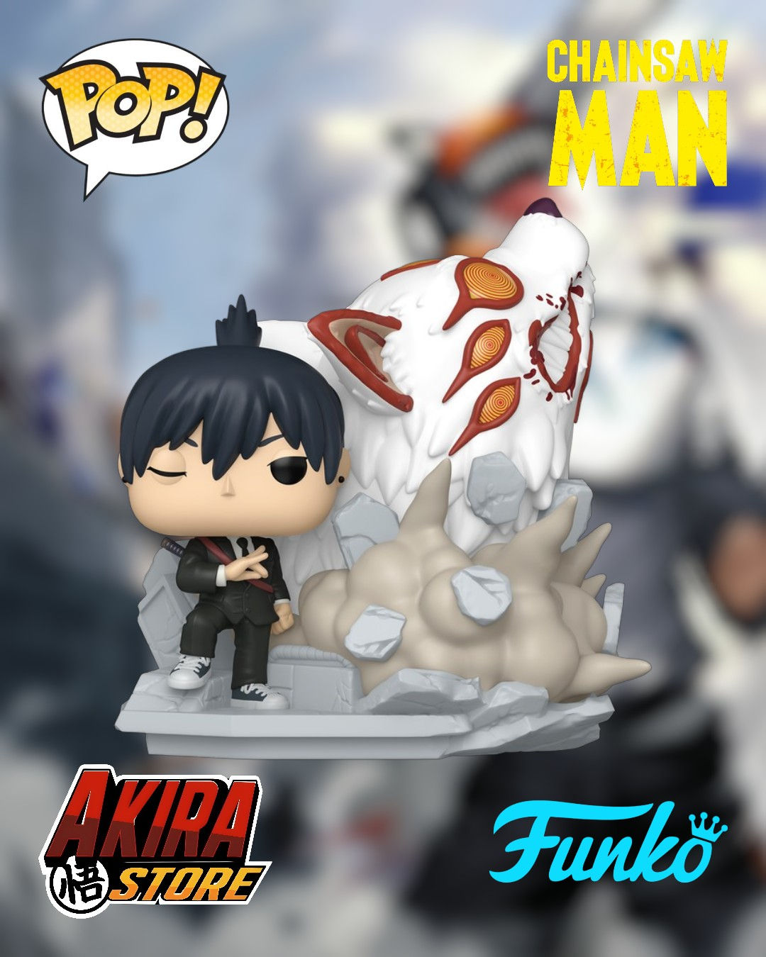 Aki Hayakawa with Fox Devil Funko Pop! Moment #1972