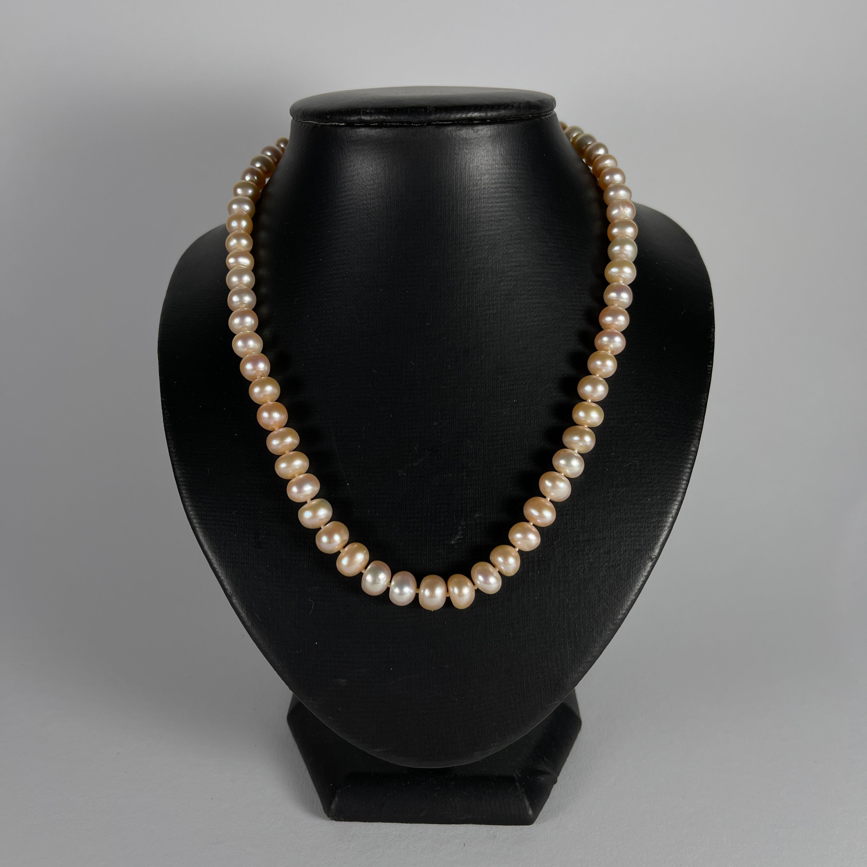 Rose Perlenkette 45cm