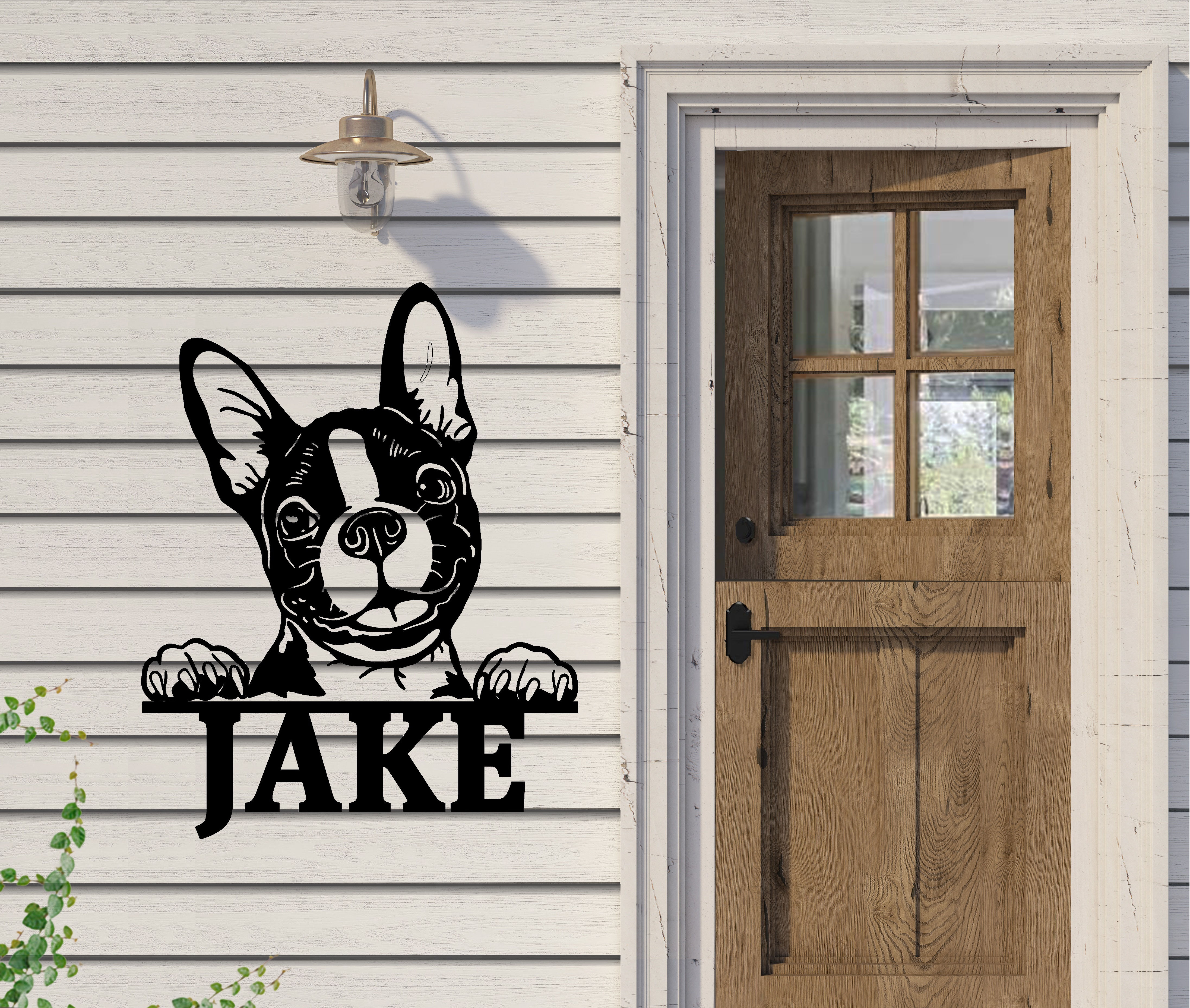 Boston Terrior Monogram