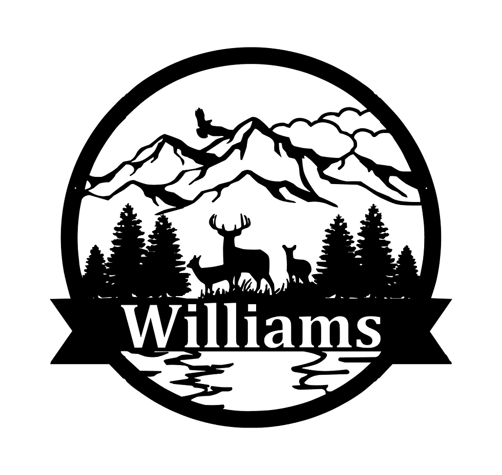 Thumbnail: Personalized Deer Monogram