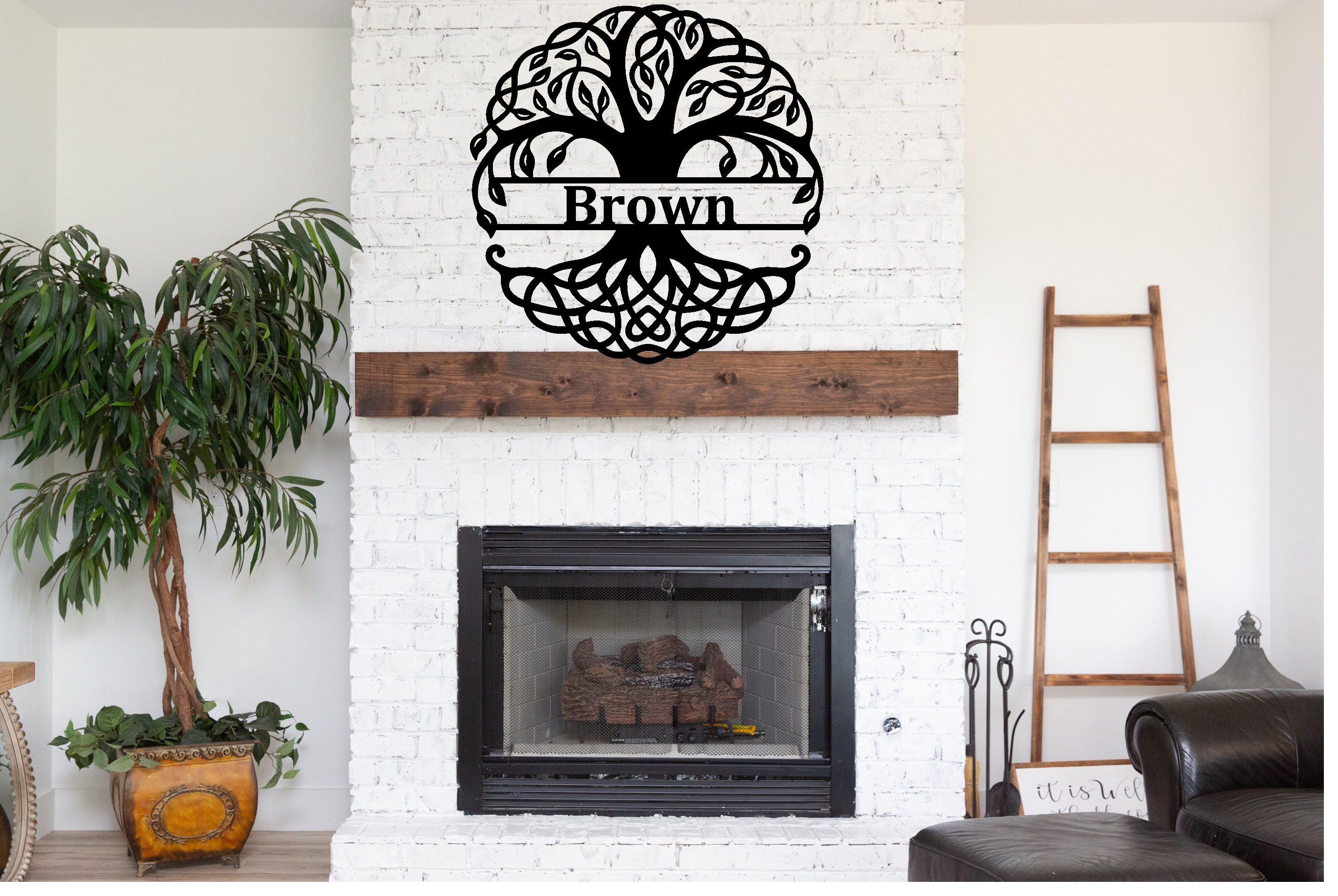 Personalized Tree Of Life  Monogram