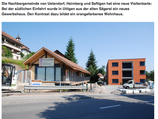 Neue Visitenkarte für Uttigen