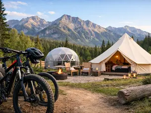 Glamping Near Mountain Biking That Delivers