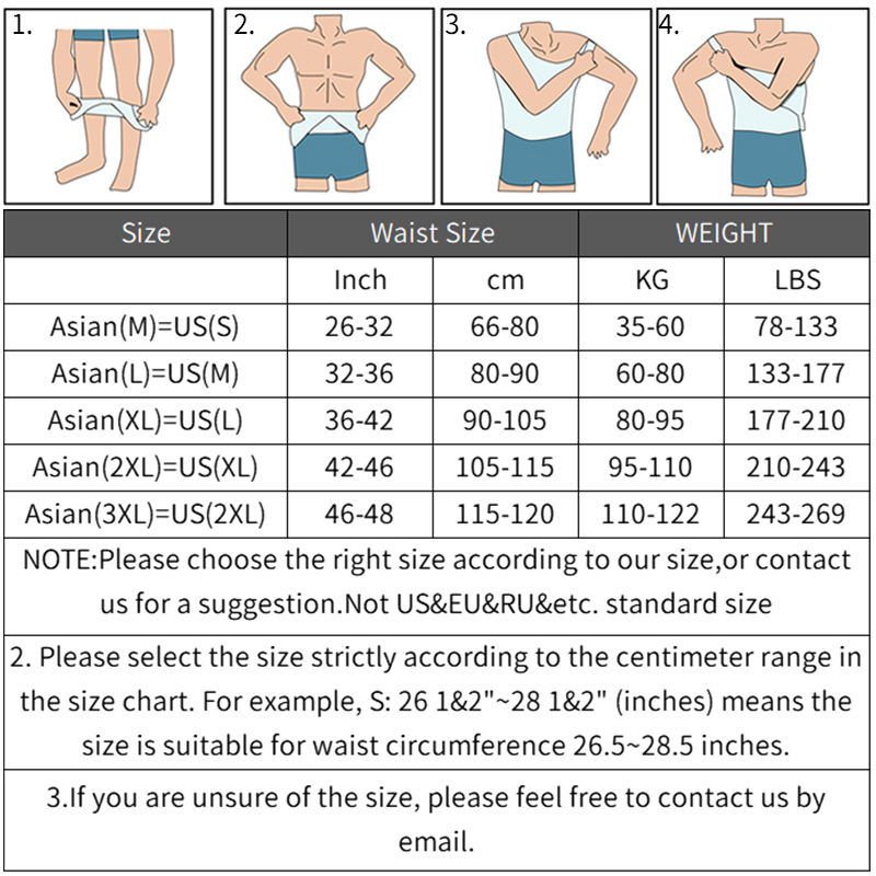 Miniatura: Men Slimming Body Shaper Belly Control Shapewear Man Shapers Modeling Underwear 