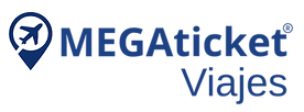 Logotipo Oficial MEGAticket Viajes Azul.png