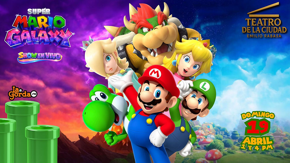 Mario Galaxy Show en vivo 16:00 hrs