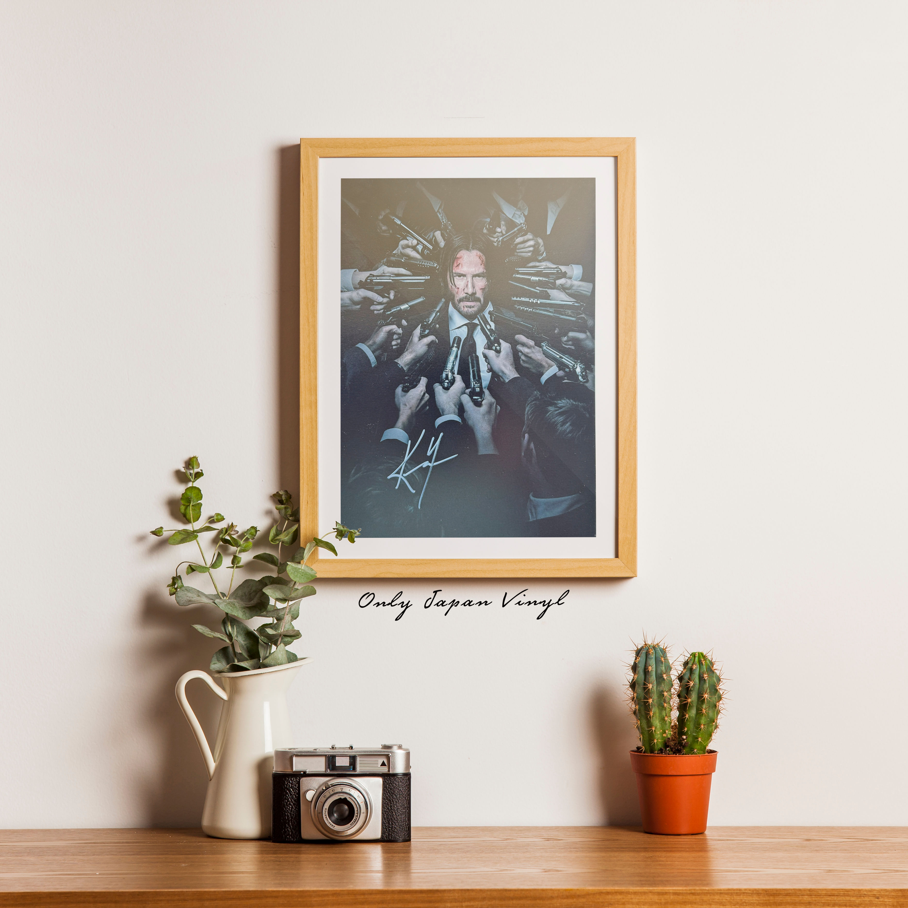 Keanu Reeves John Wick 20x30 cm Boyutunda El İmzalı Fotoğraf (Ömür Boyu COA