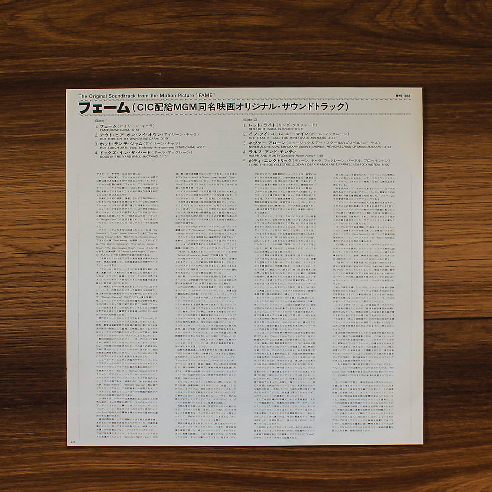 Thumbnail: Fame Original Soundtrack