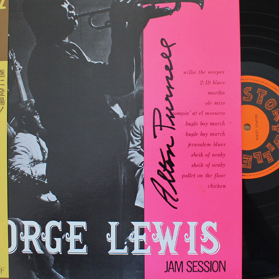 Thumbnail: George Lewis – George Lewis Jam Session İmzalı Plak