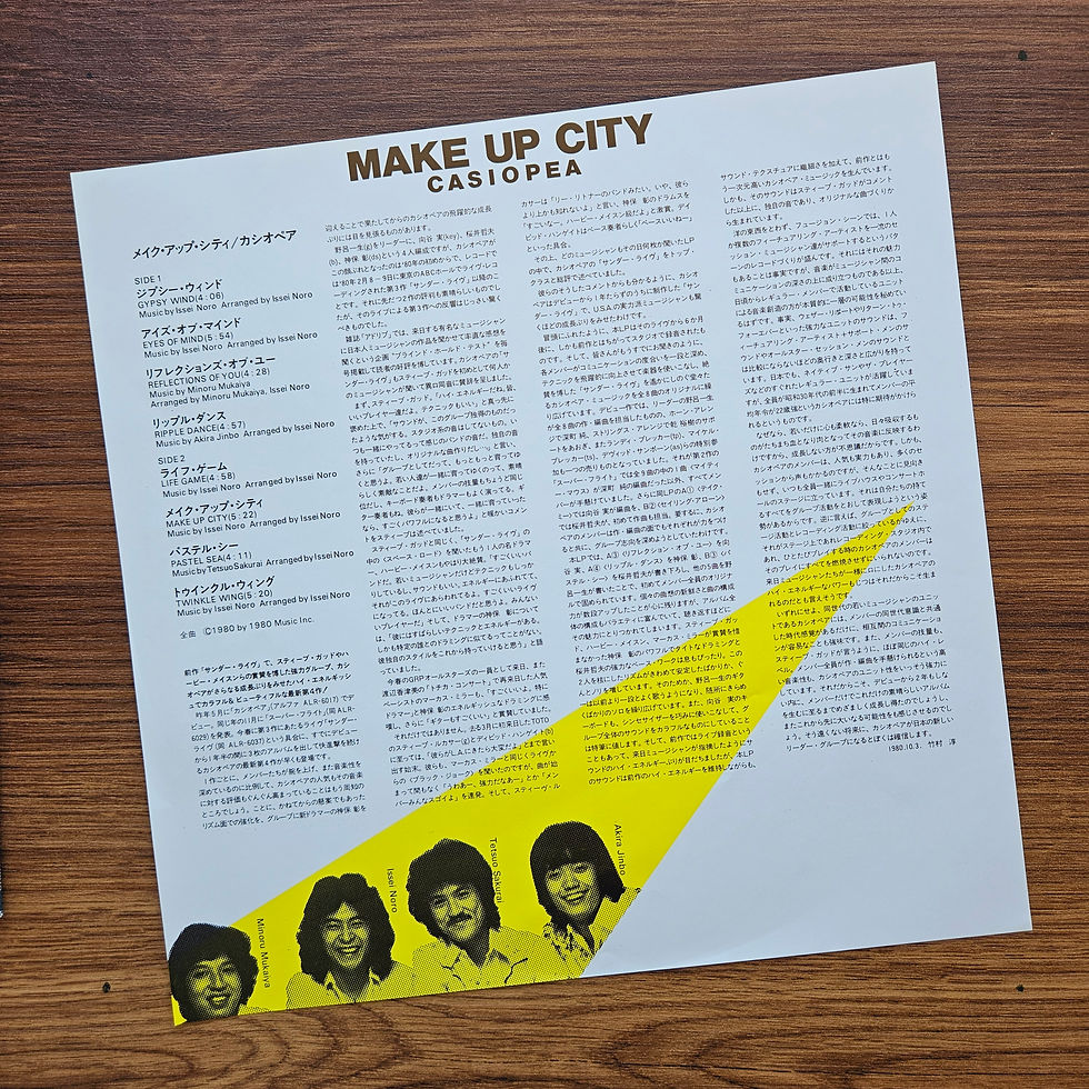 Küçük resim: Casiopea – Make Up City 33'lük LP PLAK