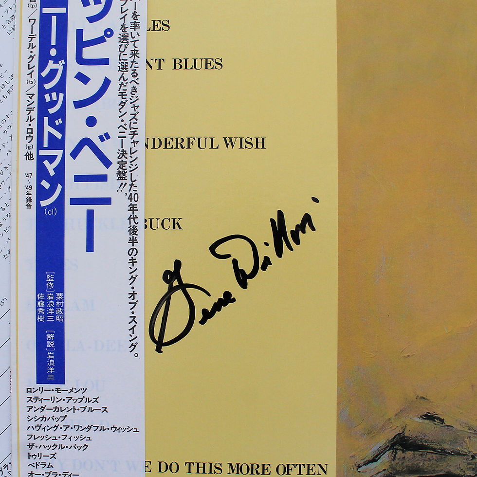 Thumbnail: Benny Goodman – Boppin' Benny İmzalı Plak