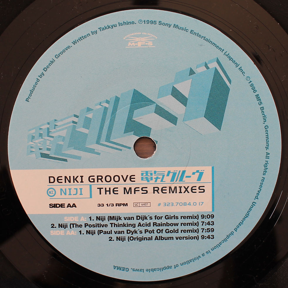 Thumbnail: Denki Groove - Niji (The MFS Remixes) 33'lük LP PLAK
