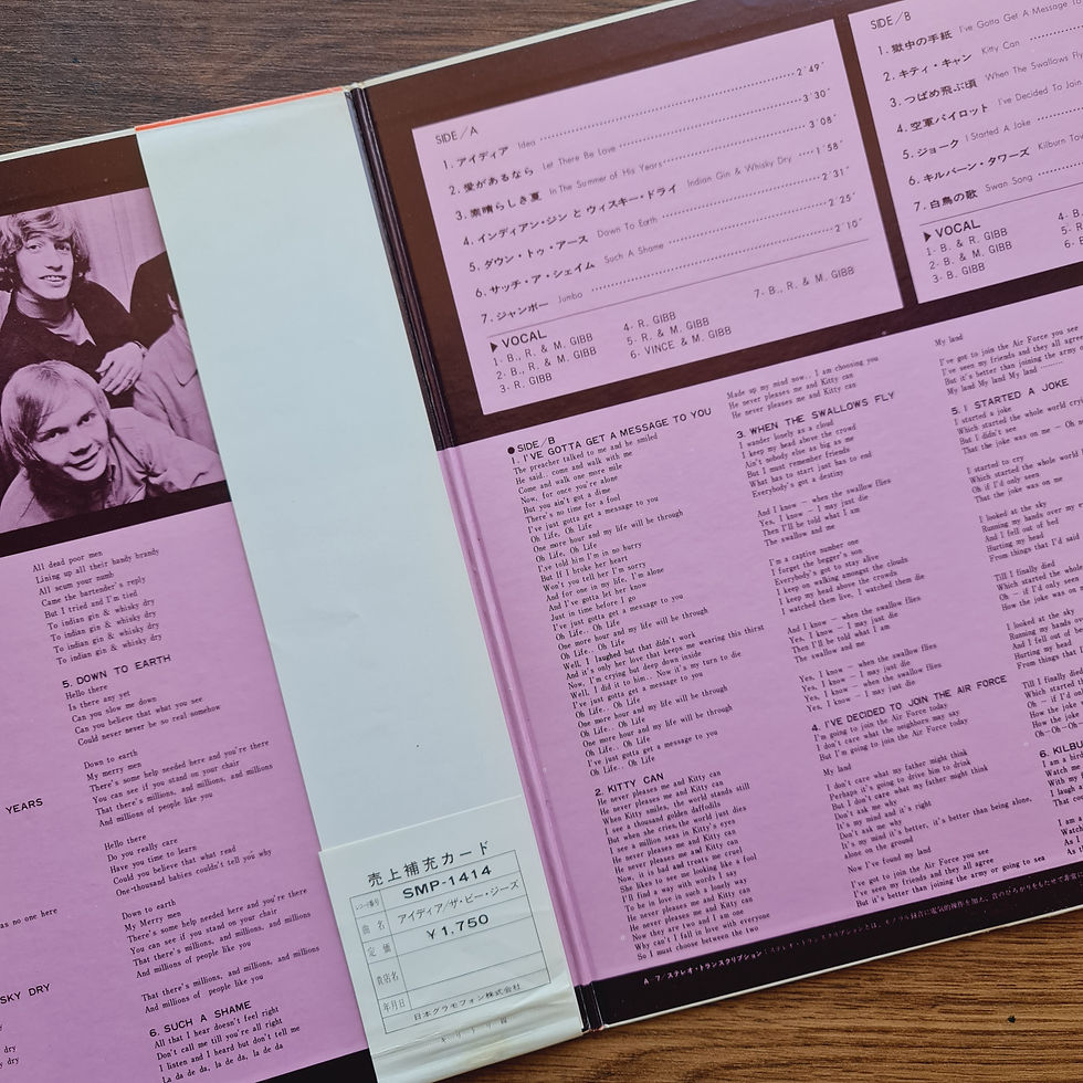 Thumbnail: Bee Gees – Idea 33'lük LP PLAK