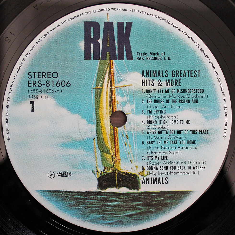 Thumbnail: The Animals - Greatest Hits And More